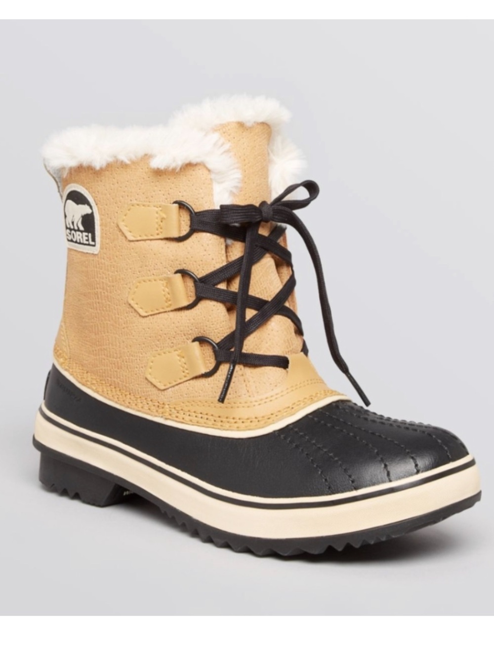 Sorel Tivoli Suede Waterproof Insulated Winter Duck Boots, size 8